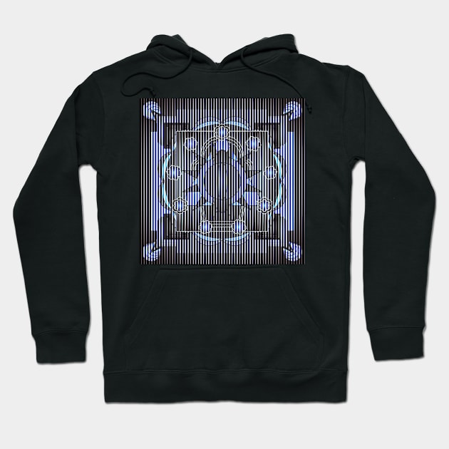 Geometric Hypnosis Hoodie by designbymario